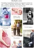 Collage of images showing different uses of a portable bidet. Produktbild-Vorschau
