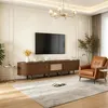 STILVORA TV-Ständer mit Rattan-Design Form in Nussbaum Produktbild-Vorschau 1
