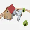 Holzeisenbahn Eisenbahn Kinder Zug Spielzeug 89 Teile mit Produktbild-Vorschau 14