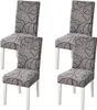 Stuhlhussen 4er Set Stuhlbezüge Stretch abnehmbar, Produktbild-Vorschau 1