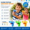 3X Mini Wasserpistolen für Kinder - Große Reichweite & Tank Produktbild-Vorschau 4