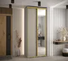 Kleiderschrank INDIRA 3 - 110/60 cm, Kaschmir/Gold Produktbild-Vorschau 1