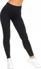 Damen Leggings Sportlich Hohe Taille Blickdicht Gerippt Produktbild-Vorschau 2