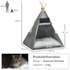 PawHut Haustierzelt für Hund Katzenhaus Katzenhöhle Produktbild-Vorschau 3