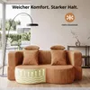 Sofa 3-Sitzer mit Schlaffunktion, 196 cm Komfortables Produktbild-Vorschau 3