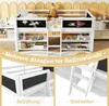 MODFU Lit Mezzanine 90x200 cm - Lit Avec Rangement Et Voir les images du produit 8