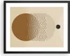 Gerahmtes Poster - Schwarzer Rahmen - Abstraktion Geometrie Produktbild-Vorschau 1