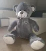 Grande orso di peluche grigio 190cm XXL - Ti amo Anteprima dell’immagine prodotto 4