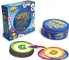 A product shot of the Wortblitz card game, showing the box, tin, and some cards. Produktbild-Vorschau