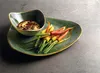 CHURCHILL Stonecast Samphire Green Teller flach, triangle, Produktbild-Vorschau 4