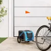 "2026 Promotion" Fahrradanhänger Hunde Blau und Grau Produktbild-Vorschau 1
