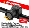 Elektronische Fahrradklingel USB Ladefunktion wasserdicht Produktbild-Vorschau 1