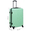 vidaXL Trolley rigido Verde menta ABS Anteprima dell’immagine prodotto 8