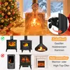 UISEBRT 4 Blätter Kaminventilator Ofenventilator Kaminofen Produktbild-Vorschau 3