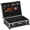 The Living Store Werkzeugkoffer 46 x 33 x 16 cm Schwarz Produktbild-Vorschau 2