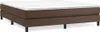 vidaXL Box spring bed frame brown 180x200 cm Imitace kůže Náhled obrázku produktu 1