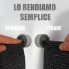 Set di 4 portasciugamani in acciaio inox, grigio, Anteprima dell’immagine prodotto 2