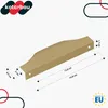 A golden furniture handle with measurement indicators and a logo. Produktbild-Vorschau