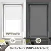 Verdunklungsrollo 70x210cm Weiß Thermorollo Fensterrollo Produktbild-Vorschau 5