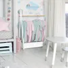 Detská skriňa Rebecca Mobili z bielej MDF a hnedého Náhľad obrázku produktu 2