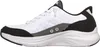 Side view of a white and black athletic shoe. Voir les images du produit
