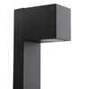 A close-up, studio shot of a modern, black outdoor lamp against a white background. Produktbild-Vorschau