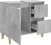vidaXL Badschrank Betongrau 65x33x60 cm Holzwerkstoff Produktbild-Vorschau 6
