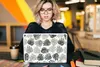 MuchoWow® Laptop Aufkleber Sticker Cover Monstera - Schwarz Produktbild-Vorschau 5