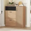 Schoenenkast 100x35x106 cm, schoenenrek met twee Productafbeelding-voorbeeld 7