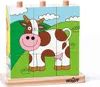 Woody Woody Würfelpuzzle Tiere 93055 Produktbild-Vorschau 1