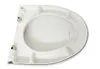 A white toilet seat viewed from above. Produktbild-Vorschau