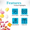 Intirilife 3er Set Süßigkeiten Glas im viktorianischen Stil Produktbild-Vorschau 3