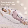 Poduszka ELONEO dla osób śpiących na boku z poszewką, Podgląd zdjęcia produktu 8