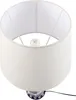 BELIANI Lampa stołowa biała z niebieskim porcelanowa Podgląd zdjęcia produktu 4