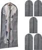 Relaxdays Kleidersack 6er Set, mit Reißverschluss, 135 x 60 Produktbild-Vorschau 1