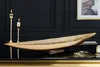 riess-ambiente Deko Schale GOLD LEAF 80cm antik gold Produktbild-Vorschau 2