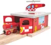 Bigjigs Holz Eisenbahnset Feuerwehrstation mit Produktbild-Vorschau 10