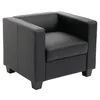 Sessel Loungesessel Lille  Kunstleder, schwarz Produktbild-Vorschau 6
