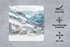 MuchoWow® Mauspad Mousepad Alpen - Schnee - Berge 30x30 cm Produktbild-Vorschau 2