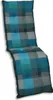 GO-DE Relax-Auflage Classic 170 x 50 x 7 cm, blau kariert Produktbild-Vorschau 1