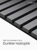 holz4home® 4er Set Akustikpaneele 120x60cm Dunkelgrau I Produktbild-Vorschau 3