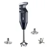 A Bamix Prime immersion blender with its accessories, displayed against a white background. Produktbild-Vorschau