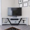 Skye Decor, Sares - White, Black, TV-Schränke, Weiß, 120 x Produktbild-Vorschau 1