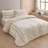 Formeya Gesteppte Doppelbett-Tagesdecke mit Muster – Produktbild-Vorschau 1