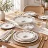 Rosemont Mocha Brown servies, 25-delig - Serviesset van Productafbeelding-voorbeeld 2