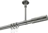 Interdeco Gardinenstange / Vorhangstange Edelstahl-Optik, Produktbild-Vorschau 1