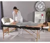 Table de massage 2 zones en bois blanc/noir Banc de Voir les images du produit 2