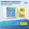 COSTWAY Mini-koelkast 46 liter, kleine mini-koelkast met 5 Productafbeelding-voorbeeld 3