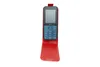 A red flip case with a blue Nokia phone inside, presented on a white background. Podgląd zdjęcia produktu