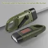 LED Taschenlampe Mit Kurbel Und Solarpanel - USB Aufladbar, Produktbild-Vorschau 2